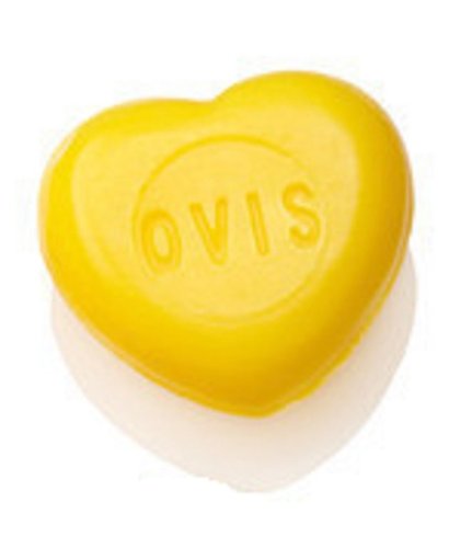 Ovis-Seife Herz klein Ringelblume 4 cm 20 g