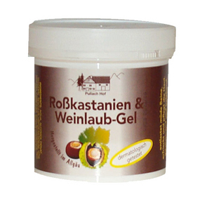Rosskastanien- und Weinlaub-Gel 250ml - Allgäu
