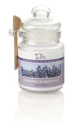 Schafmilch-Badesalz Lavendel im Glas 280 g