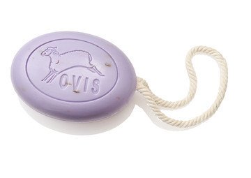 Ovis-Seife Oval Kordel Lavendel 10x7 x4,5cm 200 g