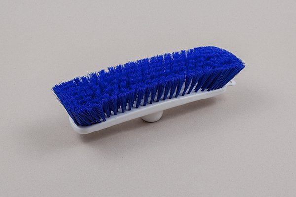 Hygiene-Besen, 28 cm, gewölbt, PBT-Bestückung, blau , weich, 0,25