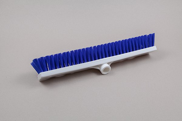 Hygiene-Besen, 45 cm, gewölbt, PBT-Bestückung, blau