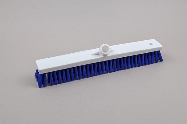 Hygiene-Besen, 45 cm, gewölbt, PBT-Bestückung, blau
