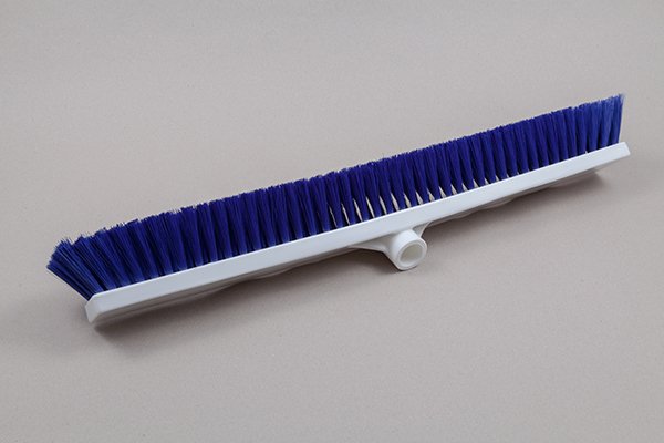 Hygiene-Besen, 60 cm, gewölbt, PBT-Bestückung, blau